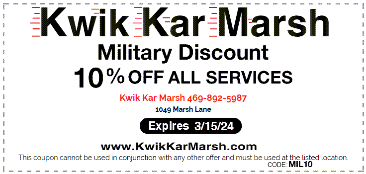 Kwik kar deals coupons